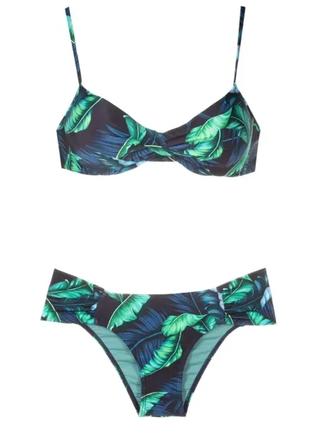 Bikini Lygia & Nanny cu imagine albastru