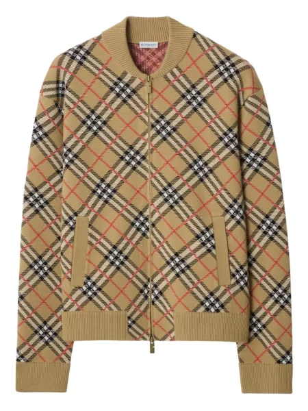 Cardigan Burberry în carouri