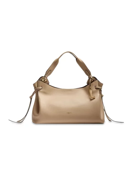 Torebka Lancel skórzana brązowa