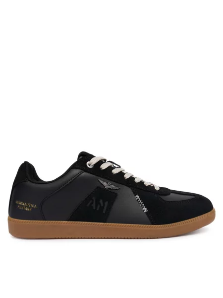 Aeronautica Militare sneakersy skórzane SNEAKERS czarny