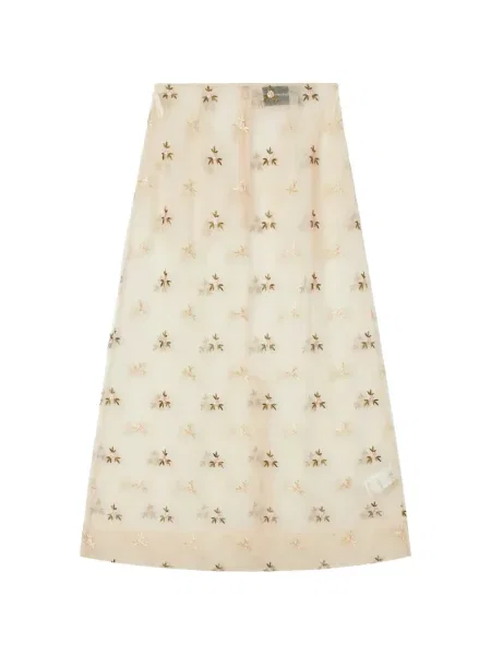 Květinové tylové midi sukně Simone Rocha