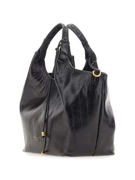 Geantă shopper Gianni Chiarini din piele negru