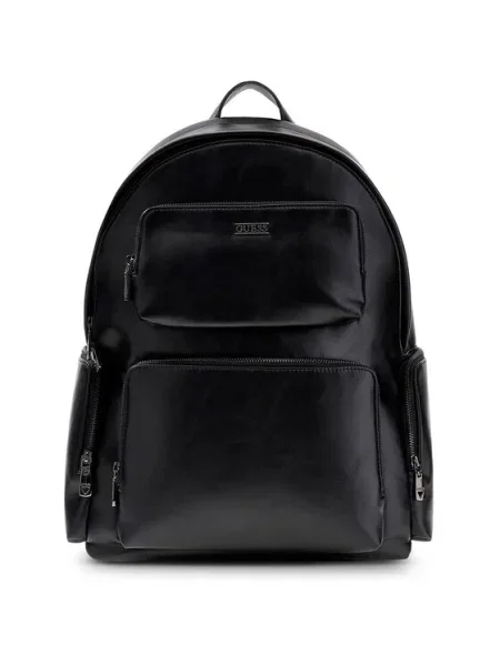 Раница Guess BOSTON голям с изчистен дизайн HMBOCA черно