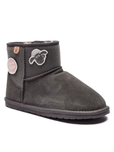 EMU Australia De piele bocanci EMU Australia x Shaun The Sheep cu adaos de lână