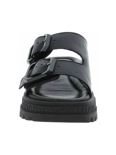 Boty Tamaris pantofle black leather černé