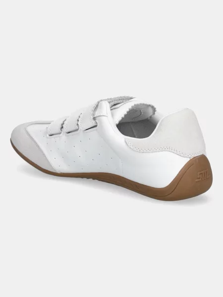 Kožené tenisky Steve Madden bílé