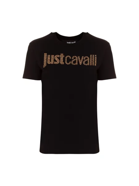 Koszulka polo Just Cavalli czarna