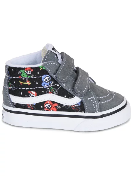 Členkové topánky Vans sivá