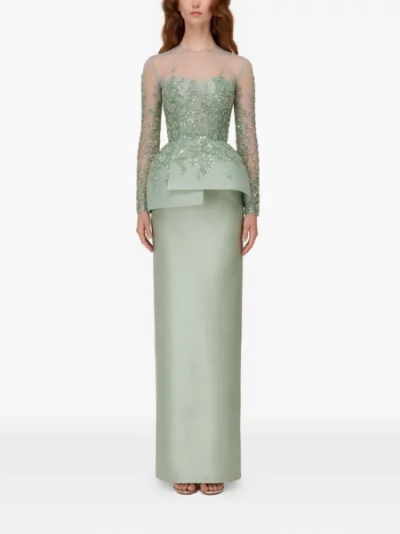 Rochie maxi Rami Al Ali verde