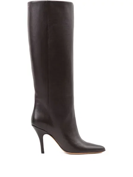 Cizme Mm6 Maison Margiela cu toc înalt maro
