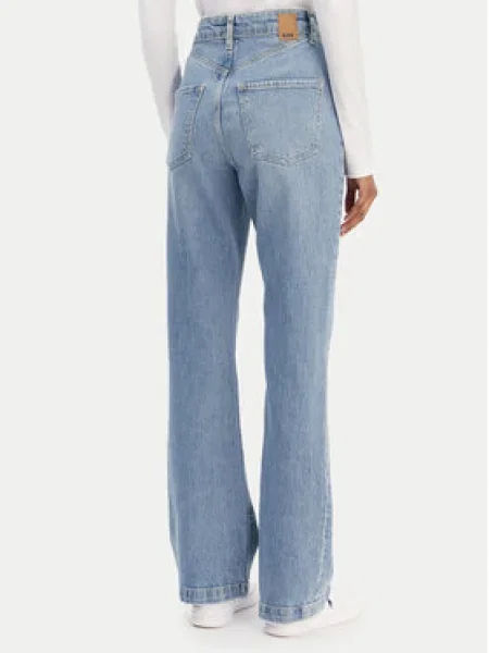 BOSS Farmer Lyris Straight Leg kék