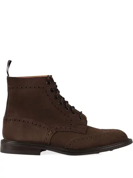 Botine Tricker's din piele biker maro