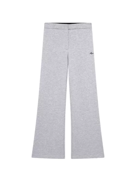 Pantaloni Msgm cu broderie alergare gri