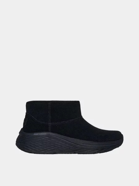 Кожаные сапоги Skechers черные