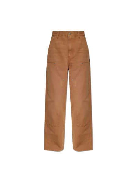 Carhartt WIP W Brandon Double Knee Pant spodnie cargo brązowe