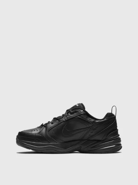 Кожаные кроссовки Nike черные