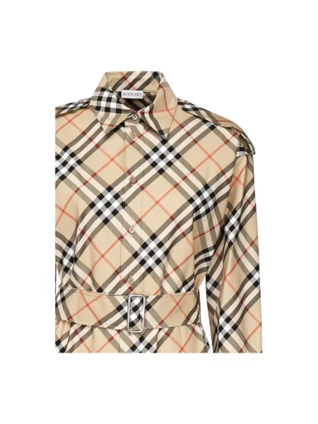 Sukienka Burberry casual zielona