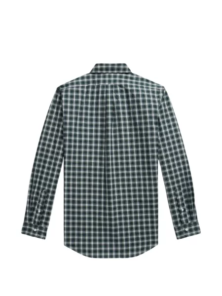 Tricou polo Polo Ralph Lauren cu autograf cu 5 buzunare în carouri gri