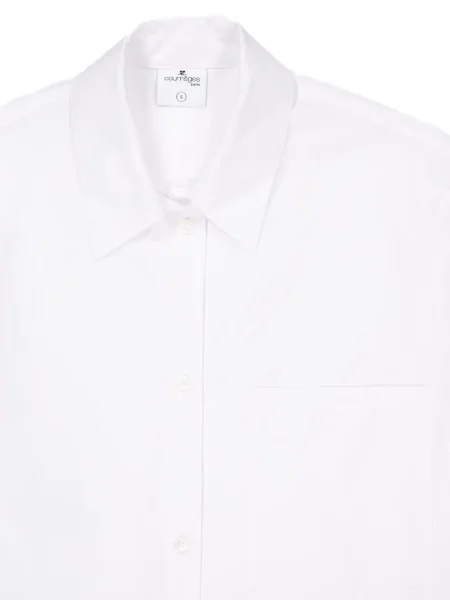 Rochie mini Courreges de costum alb