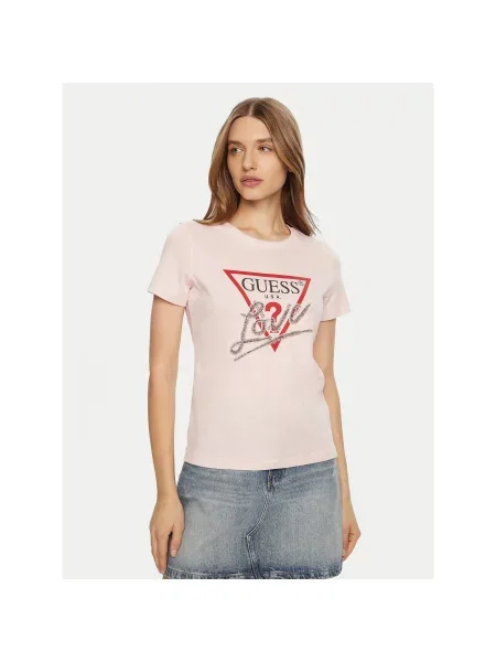 Футболка Guess розовая