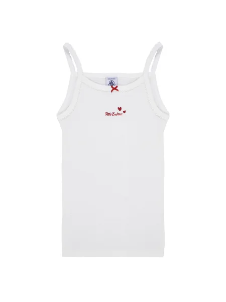 Top copii Petit Bateau alb
