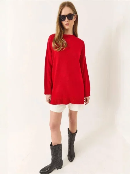 Bianco Lucci Svetr Pullover' červená