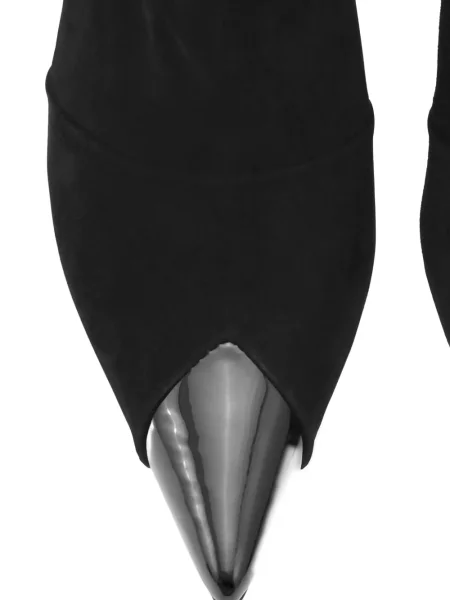 Botine Rotate Birger Christensen din piele de căprioară negru