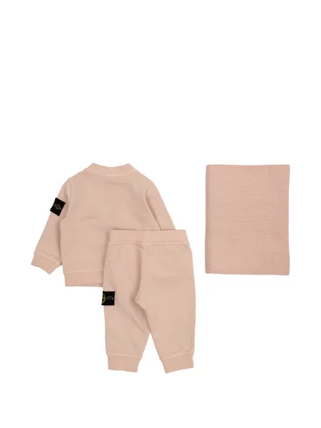 Komplet dresowy dziecięcy Stone Island różowy