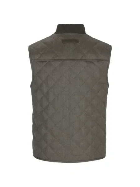 Matlasat vestă Zegna gri