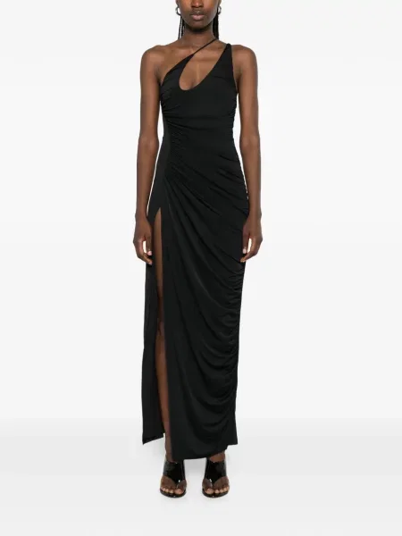 Rochie Twenty Fourhaitch cu volane negru