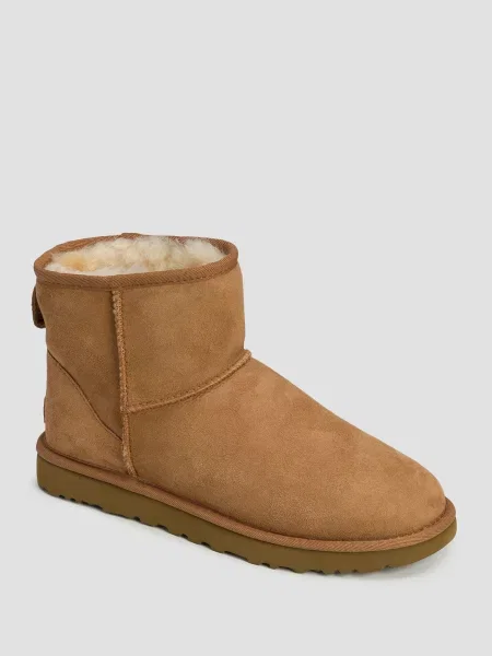 Botki Ugg skórzane klasyczne brązowe