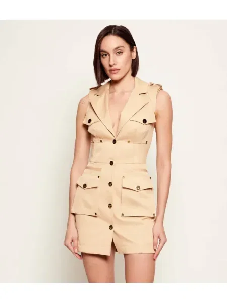 Elisabetta Franchi Rochie bej