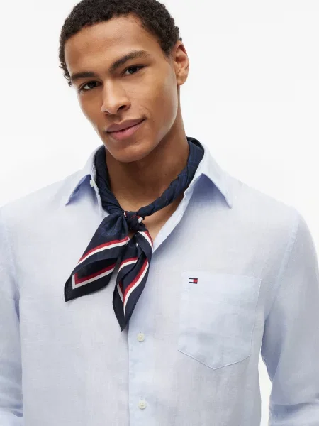 Tommy Hilfiger svilena ruta modra
