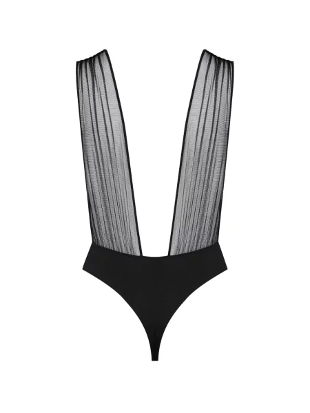 Body Scandale din tul negru