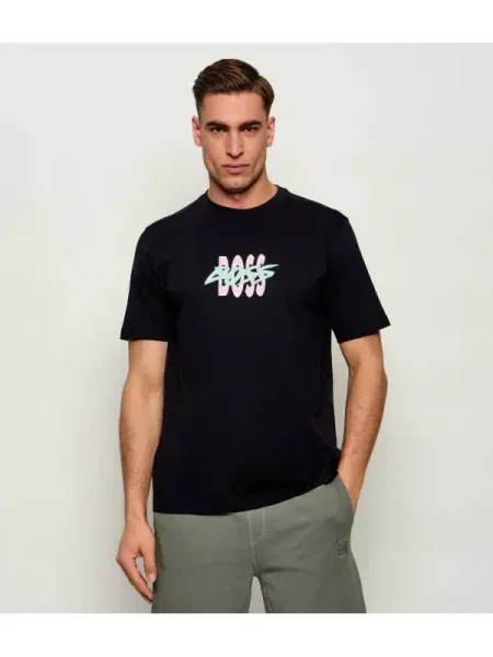 BOSS ORANGE Tricou Te_Bass negru