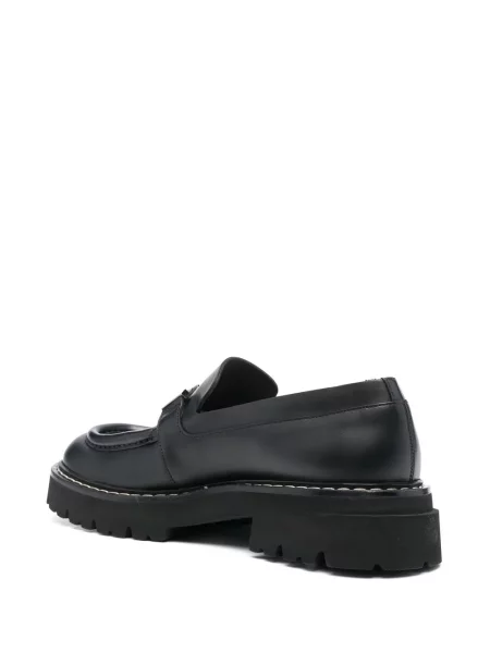 Pantofi loafer Ferragamo din piele chunky negru