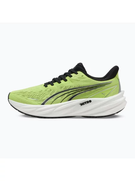 Încălțăminte de alergare pentru bărbați Puma Velocity Nitro 5 sunny lime/moody gray gri