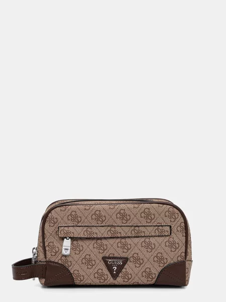 Guess kosmetyczka podróżna MILANO beżowa