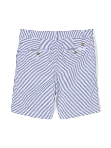Bermudy dziecięce Polo Ralph Lauren niebieskie