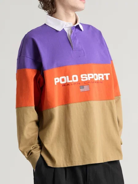 Koszulka polo Polo Ralph Lauren fioletowa