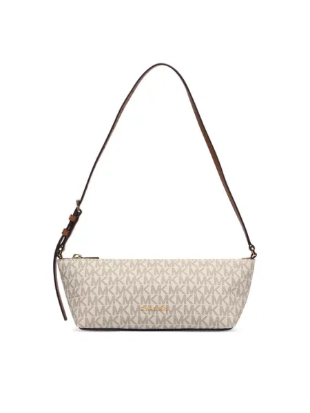 Geantă MICHAEL Michael Kors Laila Crem maro