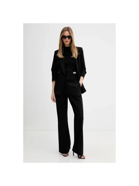 DKNY spodnie garniturowe czarne