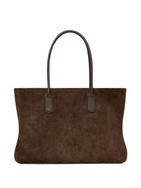 Geantă shopper Marsell din piele de căprioară maro