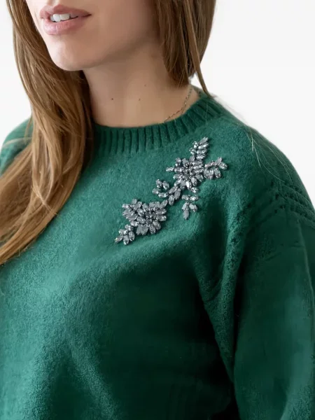 Pulover Twinset tricotate verde