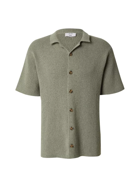 DAN FOX APPAREL Geacă tricotată Gustav' verde