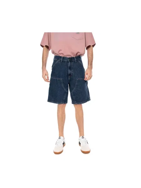 Krótkie szorty Carhartt Wip niebieskie