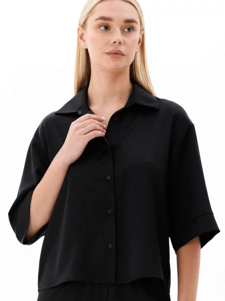 Однотонна піжама Leinle чорна