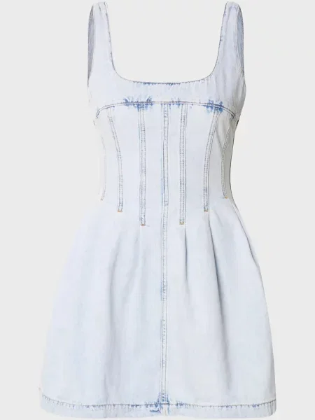 Джинсова сукня Tommy Jeans блакитна