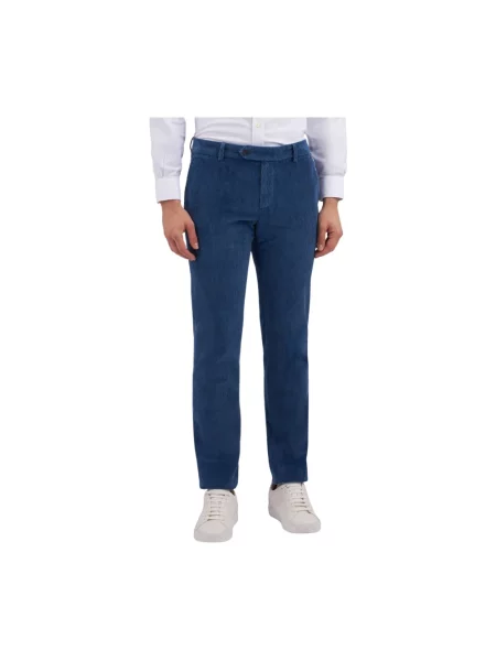 Spodnie Brooks Brothers sztruksowe niebieskie