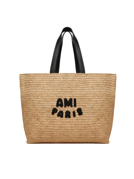 Сумка Ami Paris бежевая